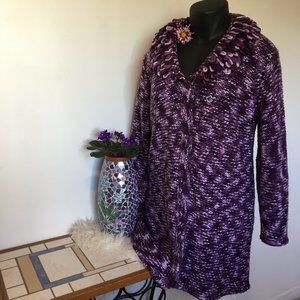 Susan Graver Style Vintage Sweater Jacket